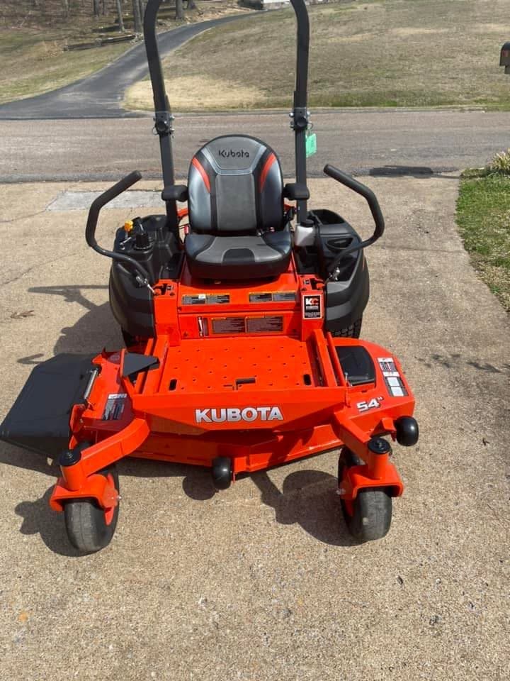 Kubota zero-turn commercial mower, clean and ready for the next job